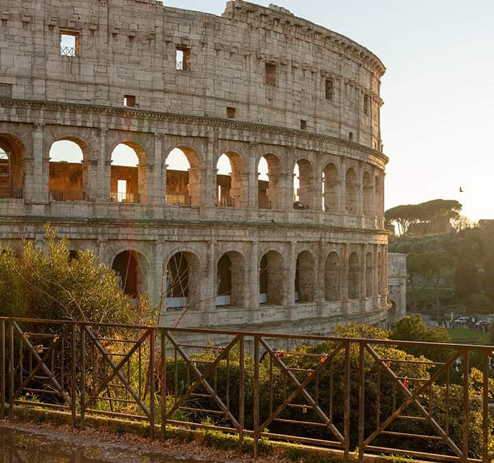 Rzym Zimą. Koloseum.