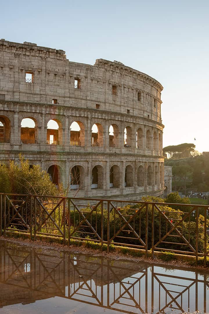 Rzym Zimą. Koloseum.