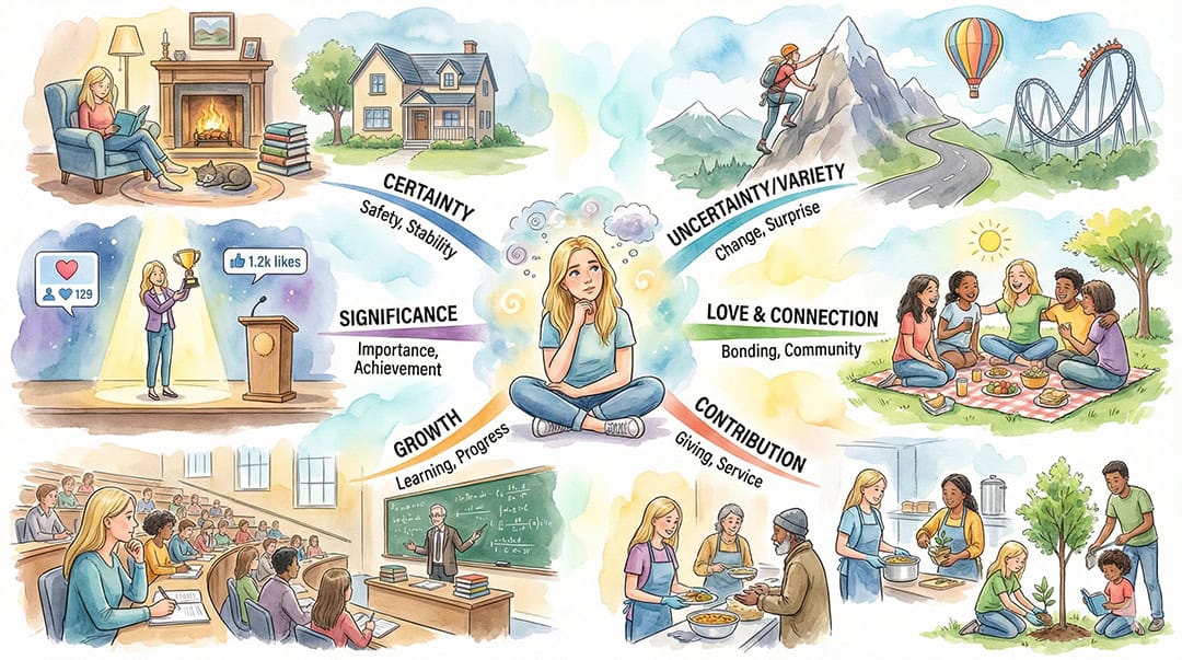 Six Human Needs by Tony Robbins