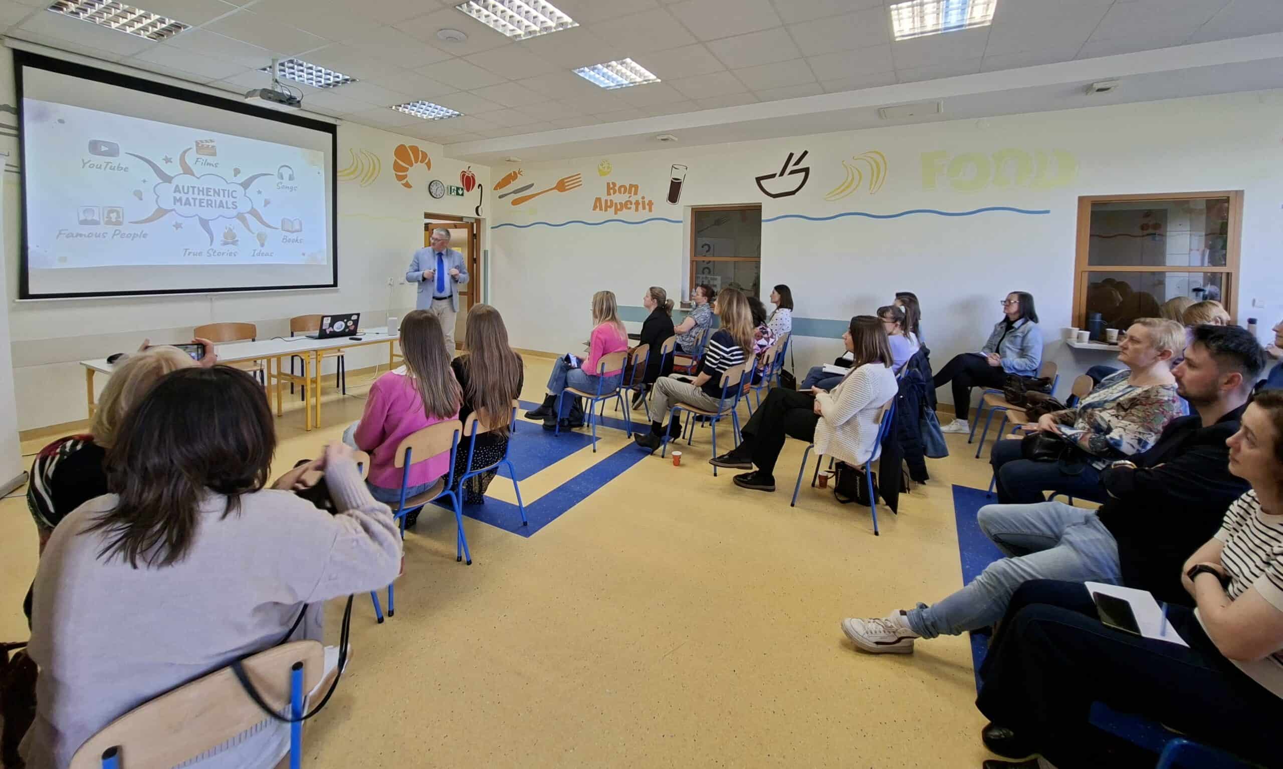 Mariusz na XXX Forum Teachers for Teachers w Lublinie