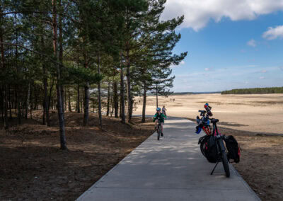 Pustynia Błędowska na rowerze