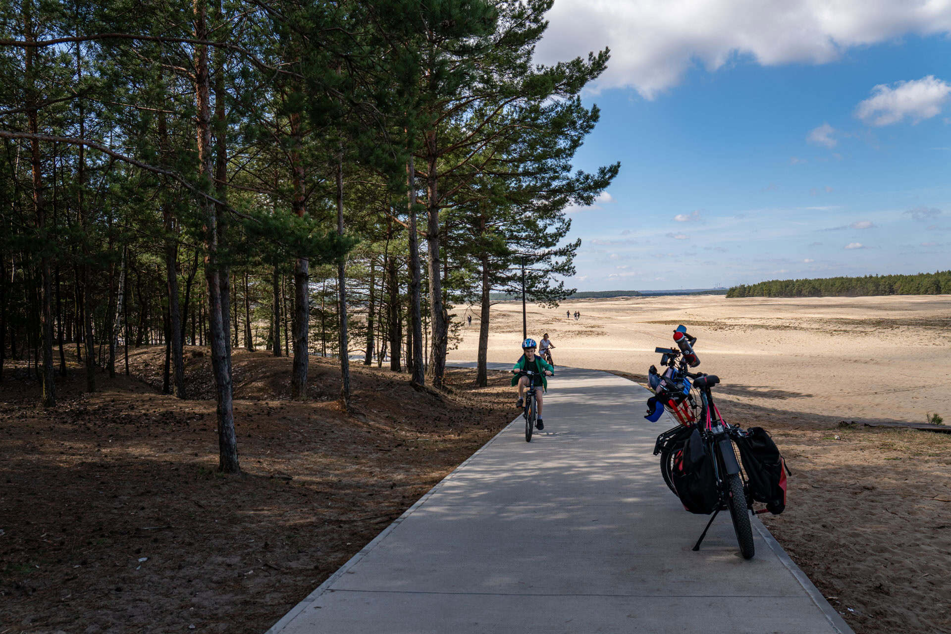 Pustynia Błędowska na rowerze